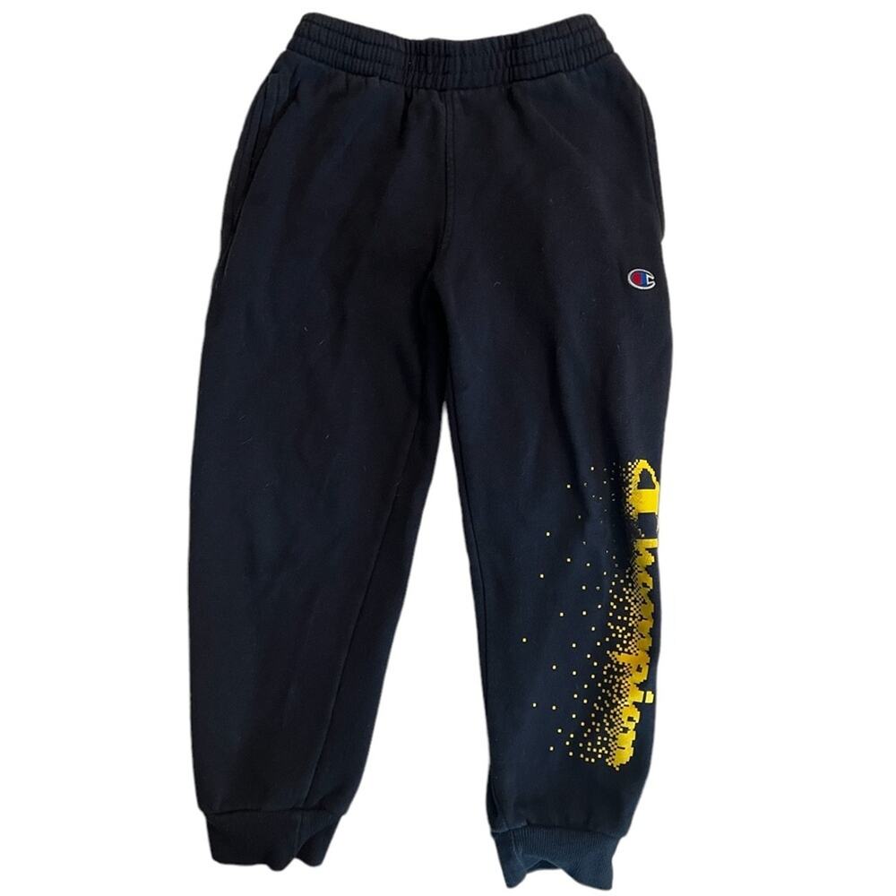 Champion Navy Blue Fleece Sweatpants/Joggers Size S